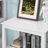Console Table 3 Shelves, White