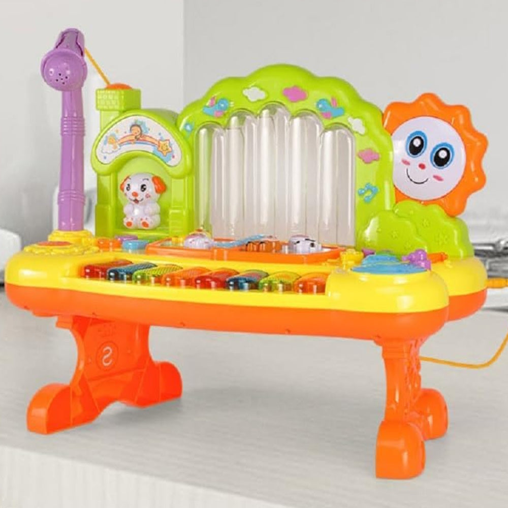 GOMINIMO Kids Toy Musical Spray Electronic Piano Keyboard (Yellow) GO-MAT-115-XC