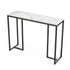 Interior Ave - Stone Marble Console - Marble & Black