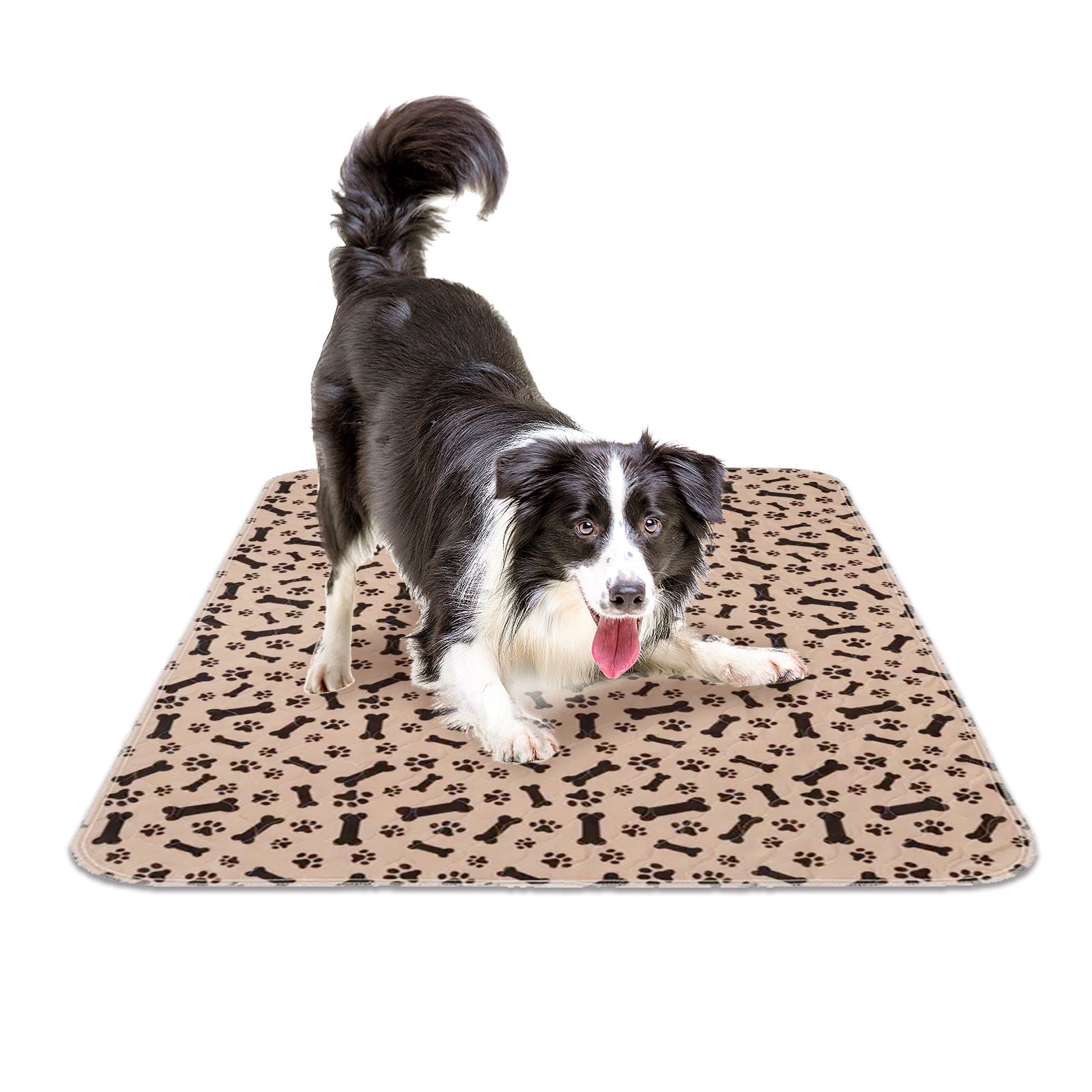 Pawfriends Washable Pet Dog Pee Pad Reusable Cat Puppy Training Wee Absorbent Mat Bed 80x90