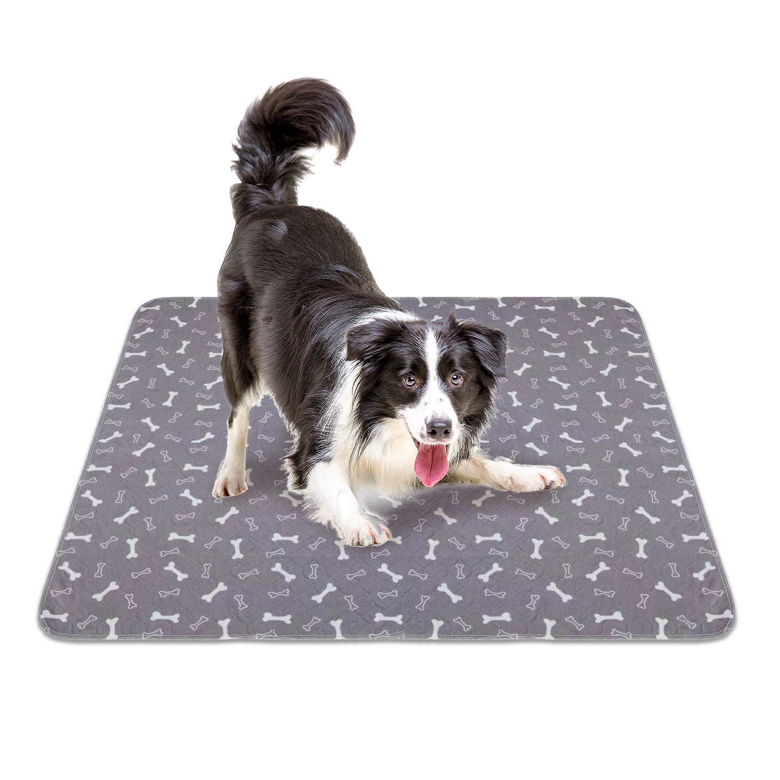 Pawfriends Washable Pet Dog Pee Pad Reusable Cat Puppy Training Wee Absorbent Mat Bed 40x60